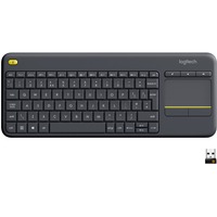 Logitech Touch K400 Plus, clavier Anthracite, Layout UE (QWERTY)