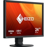 EIZO CS2400S ColorEdge 24.1" Moniteur Noir, 1x DisplayPort, 1x HDMI, 1x USB-C, 4x USB-A
