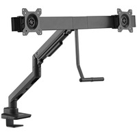 goobay Dual Monitor Mount Office, Support de moniteur Noir