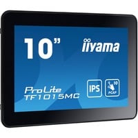 iiyama ProLite TF1015MC-B3 10.1" Moniteur tactile  Noir, Touch, VGA, HDMI, DisplayPort, LAN, USB