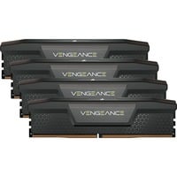 Corsair 96 Go DDR5-6000 (4x 24 Go) Quad-Kit, Mémoire vive Noir, CMK96GX5M4B6000C30, Vengeance, XMP 3.0