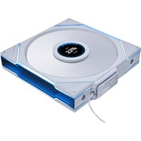 Lian Li UNI FAN TL 140 LCD Wireless Reverse Blade ventilateur de boîtier RGB  Blanc, 140 x 140 x 28 mm, PWM, 1x 9 broches USB