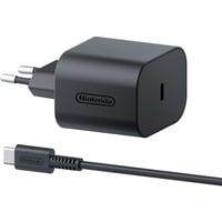 Nintendo Adaptateur secteur Switch 2, Bloc d'alimentation Noir, Intérieure, Secteur, 20 V, 1,5 m, Noir