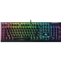 Razer BlackWidow V4 X RGB clavier gaming mécanique Noir, Layout FR (AZERTY), Razer certified Mechanical Green Switches, 100%