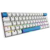 Sharkoon SKILLER SGK50 S4 Gen2 PBT, clavier gaming Blanc, Layout BE, Gateron G Pro 3.0 Yellow, BE Layout, Gateron G Pro 3.0 Yellow, RGB LED, Hot-swappable, 60%