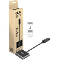 Club 3D Concentrateur MST DisplayPort 1.4 vers DisplayPort + HDMI 4K60Hz M/F, HUB 