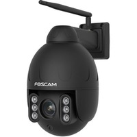 Foscam SD4, 4MP Dual-Band WiFi PTZ Zwart, Caméra de surveillance Noir