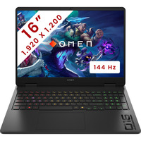 OMEN 16 (ap0019nb) 16" PC portable gaming Noir | Ryzen AI 7 350 | RTX 5050 | 16 Go | 1 To SSD | 144 Hz