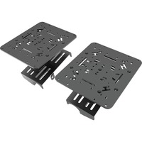 Trak Racer Supports Flight Simulator pour Alpine Racing TRX, Montage Noir (Mat), 2 pièces
