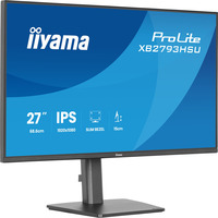iiyama ProLite XB2793HSU-B1 27" Moniteur  Noir (Mat), HDMI, DisplayPort, 2x USB-A, USB-B