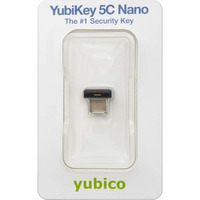Yubico YubiKey 5C Nano, Clé de sécurité Noir