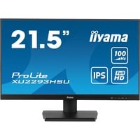 iiyama ProLite XU2293HSU-B7 21.5" Moniteur Noir, 1x DisplayPort, 1x HDMI, 2x USB-A