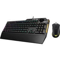 ASUS TUF Gaming K1, clavier gaming Noir, Layout États-Unis, US layout, RGB