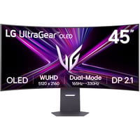 LG UltraGear 45GX950A 44.5" 4K UHD Moniteur UltraWide gaming Gris foncé, 330Hz / 165Hz, HDMI, DisplayPort, USB-C, AMD FreeSync