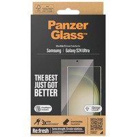 PanzerGlass Samsung Galaxy S24 Ultra - Ultra-Wide Fit, Film de protection Transparent/Noir