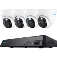 Reolink NVS8-12MD4, 12 MP PoE intelligent, Caméra de surveillance 4 pièces, 12 MP, PoE, 2 To