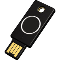Yubico YubiKey Bio - FIDO Edition, Clé de sécurité Noir, USB-A