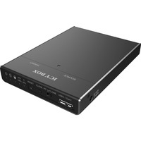 ICY BOX IB-2812CL-U3, Boîtier disque dur Noir, Clé B