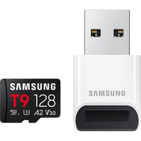 Samsung T9 microSDXC 128 Go, Carte mémoire Noir