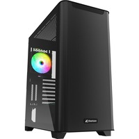 Sharkoon M30 RGB boîtier midi tower Noir | 2x USB-A | 1x USB-C | RGB | Window