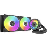 ARCTIC Liquid Freezer III Pro 280 A-RGB Processeur Refroidisseur de liquide tout-en-un 14 cm Noir 1 pièce(s), Watercooling Noir, Refroidisseur de liquide tout-en-un, 14 cm, 186 m³/h, Noir