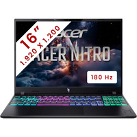 Acer Nitro V 16 AI (ANV16-A71-R9XQ) 16" PC portable gaming Copilot+  Noir | Ryzen AI 7 450 | RTX 5070 | 16 Go | SSD 512 Go | 180 Hz