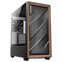 Antec FLUX boîtier midi tower Noir | 2x USB-A | 1x USB-C | Window
