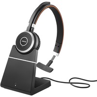 Jabra Evolve 65 MS SE casque on-ear Noir/Argent, Bluetooth, Mono