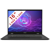 MSI Prestige 16 AI+ Evo (B2VMG-022BE) 16" PC portable Copilot+ Gris | Core Ultra 7 258V | Arc Graphics 140V | 32 Go | 1 To SSD