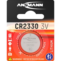 Ansmann 3V Lithium CR2330 Batterie à usage unique Batterie à usage unique, CR2330, Lithium, 3 V, 1 pièce(s), Argent