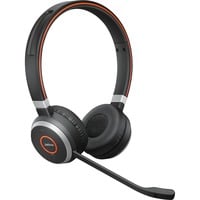 Jabra Evolve 65 UC SE casque on-ear Noir/Argent, Bluetooth, stéréo