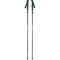 Black Diamond Distance Carbon FLZ Trekking/Running Poles, Appareil de fitness Noir/Bleu, 95 - 110 cm
