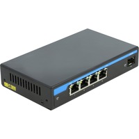 DeLOCK 87765 commutateur réseau Gigabit Ethernet (10/100/1000) Connexion Ethernet, supportant l'alimentation via ce port (PoE) Noir, Switch Gigabit Ethernet (10/100/1000), Connexion Ethernet, supportant l'alimentation via ce port (PoE)