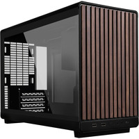 Lian Li A3-mATX Black (Wood Edition) boîtier midi tower Noir/bois | 2x USB-A | 1x USB-C | Window