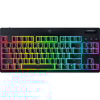 Razer BlackWidow V4 Low-profile, clavier gaming Noir, Layout États-Unis, Razer Low-Profile Yellow, US layout, Razer Low-Profile Yellow, TKL, RGB LED