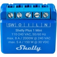 Shelly 1 Mini Gen3, Relais Bleu