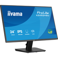 iiyama ProLite X2492HSU-B1 24" Moniteur  Noir (Mat), HDMI, DisplayPort, audio, USB