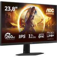 AOC 24G4ZRE 23.8" Moniteur gaming Noir, 1x DisplayPort, 2x HDMI, 240 Hz, 260 Hz (OC)