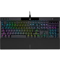 Corsair K70 PRO RGB clavier gaming mécanique Noir, Layout BE (AZERTY), Red Cherry MX RGB, 100%, Double-shot PBT