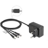 DeLOCK  Externe 5 V, Bloc d'alimentation Noir, 3 connecteurs CC, 1,8 mètre