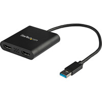 Startech USB > Adaptateur double HDMI - 4K Noir/Noir