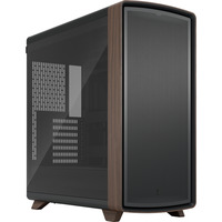 Fractal Design Summit boîtier midi tower Noir/bois | 2x USB-A | 1x USB-C | Window