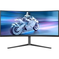 Philips Evnia Curved QD OLED 34" Moniteur UltraWide gaming Gris foncé, 2x HDMI, 1x DisplayPort, 175 Hz