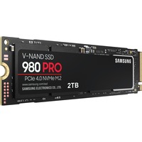 Samsung 980 PRO, 2 To SSD MZ-V8P2T0BW, PCIe Gen 4.0 x4, NVMe 1.3