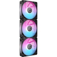 Corsair RX120 MAX RGB ventilateurs de boîtier Noir, 3 pièces, 120 x 120 x 30 mm, PWM