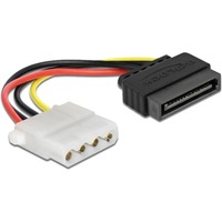 DeLOCK SATA 15 broches mâle > Molex 4 broches femelle, Adaptateur