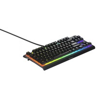 SteelSeries Apex 3 TKL RGB clavier gaming mécanique Noir, Layout FR (AZERTY), SteelSeries Whisper-Quiet, 80% (TKL)