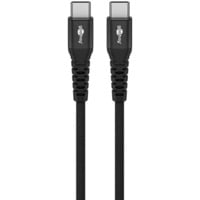 goobay Supersoft USB-C > USB-C 2.0, Câble Noir, 2 mètres