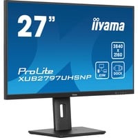 iiyama ProLite XUB2797UHSNP-B1 27" 4K Ultra HD Moniteur Noir, 1x DisplayPort, 1x HDMI, 2x USB-C, 3x USB-A, 1x RJ-45