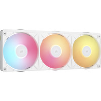 Corsair iCUE LINK RX360 II ventilateurs de boîtier RGB  Blanc, 3 pièces, 360 x 129 x 26 mm